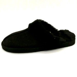 Collective Soles Womens Flat Heel‎ Slide Slipper Cushioned Black Sz 7 M